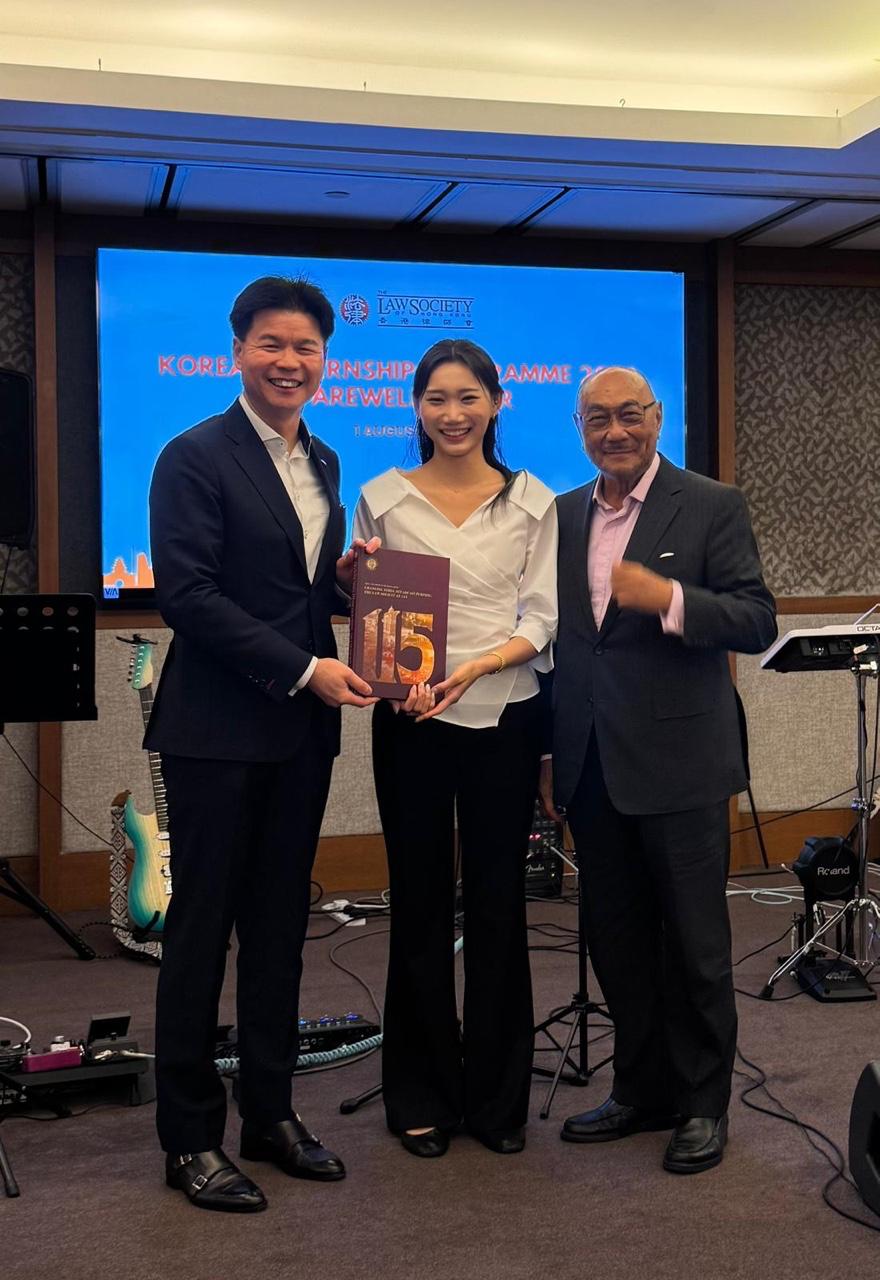 Miss Kim Yunji was offered an internship position at our firm for a two-week training.